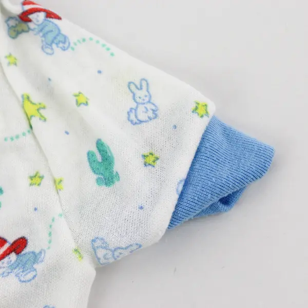 VTG Playskool Cowboy-Themed One-Piece Pajamas Newborn