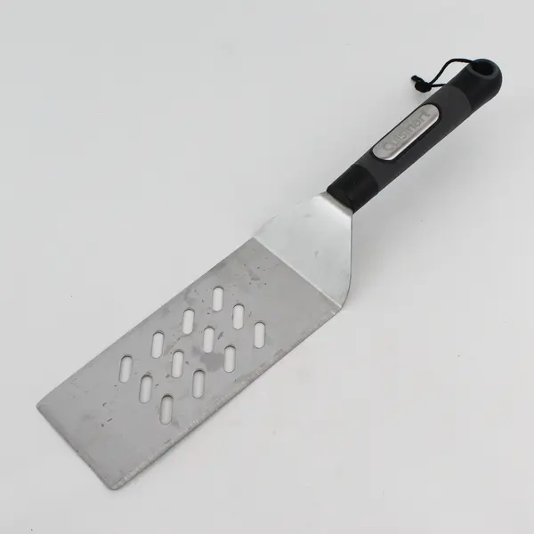 Cuisinart Stainless Steel Spatula Black Handle Cooking/Grilling Utensil 16" Long