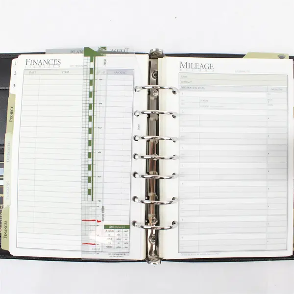 Black Pro Business System Planner Professional Daily Organizer Used
