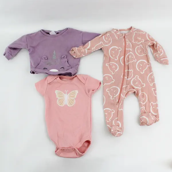 15 Pc Mixed Lot Baby Girls' Clothes 3 Months