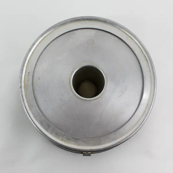 Wear-Ever Footed Aluminum 10" x 4" Angel Food Round Fluted Cake Pan No 2744