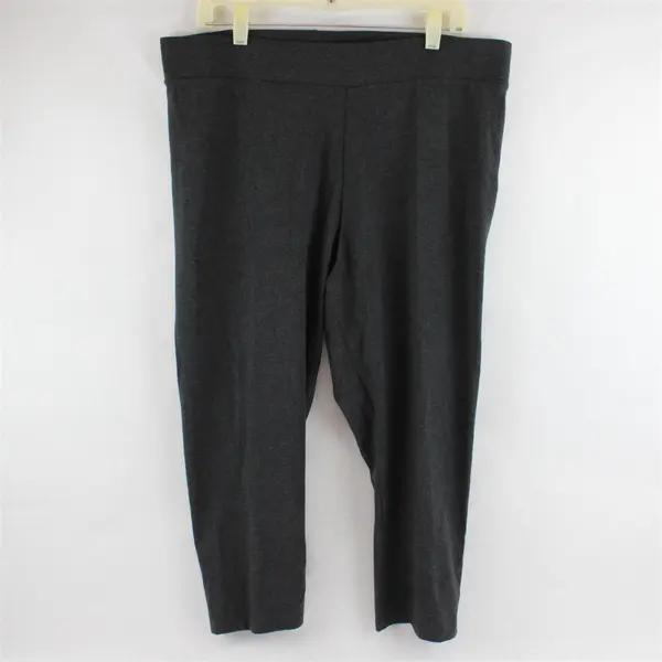 Simply Vera Dark Gray Tapered-Leg Pull-On Pants Women's 1X