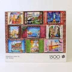 Windows Open to The World 1500 Piece Puzzle Complete, #02400
