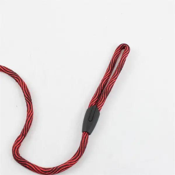 Red & Black Dog Leash 4ft Durable Webbing Clip Handle Small-Medium