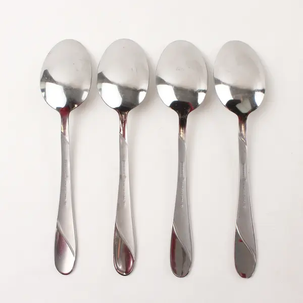Lot of Four Stainless Tablespoons in the Pattern Swirl Sand by Cambridge