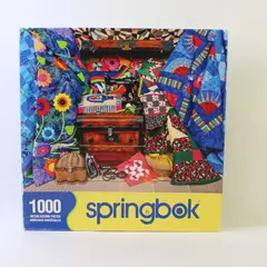 Springbok 1,000 Pc. Jigsaw Puzzle Stitch in Time 2010, Complete