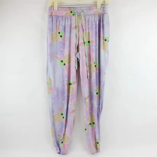 Star Wars Baby Yoda Grogu Pajama Pants Girls' Medium 8/10