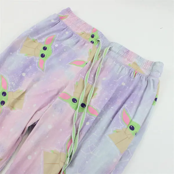Star Wars Baby Yoda Grogu Pajama Pants Girls' Medium 8/10