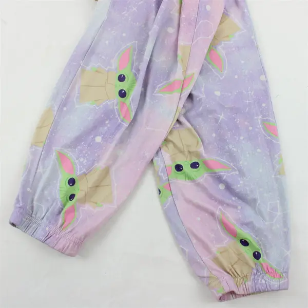 Star Wars Baby Yoda Grogu Pajama Pants Girls' Medium 8/10