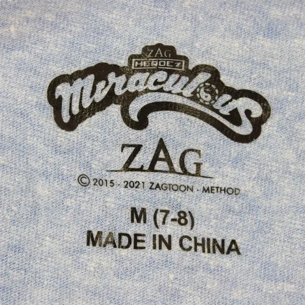 ZAG Heroes Miraculous Power To The Girls Blue Dress Girls' Medium 7-8