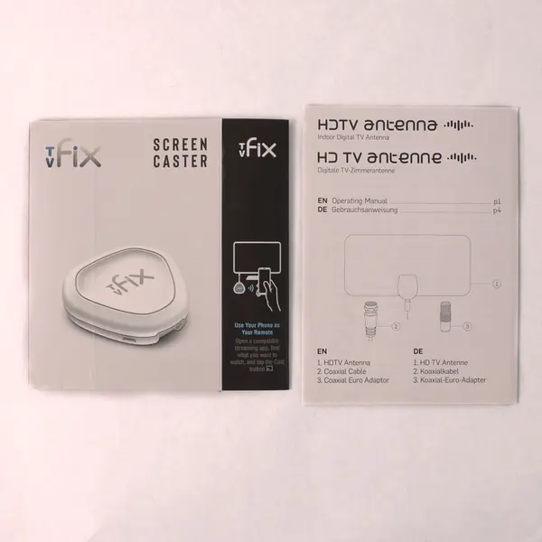 TVFix Screen Caster Streaming Device Mirrors Device HDTV/HDMI (Untested)
