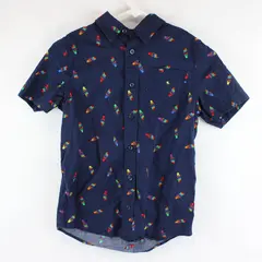 Target Pride Ice Cream Cone Print Short-Sleeved Button-Up Youth Medium 8/10