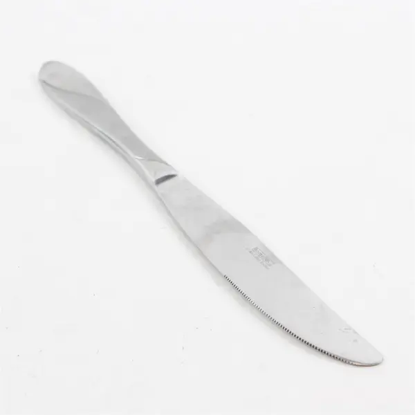 Lot of 2 Home Swirl Sand Stainless Dinner Knives Made in China