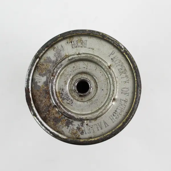 Antique Metal Spool of Gold Metallic Thread, US Made