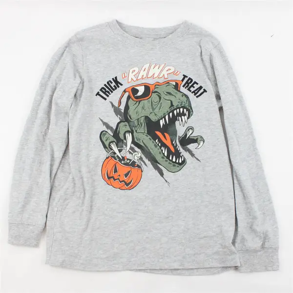 Carter's Trick Rawr Treat Halloween Dinosaur T-Shirt Boys' Size 8