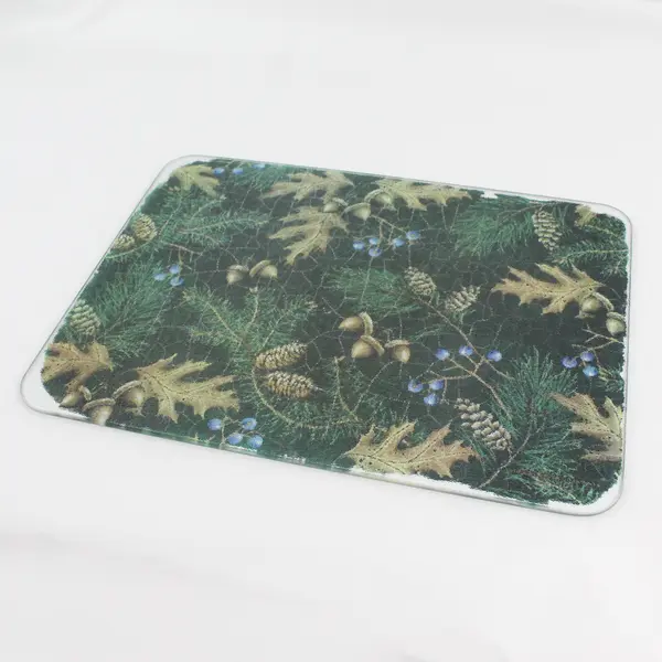 Tree Themed Glass Cutting Board  15.5" x 11.5"