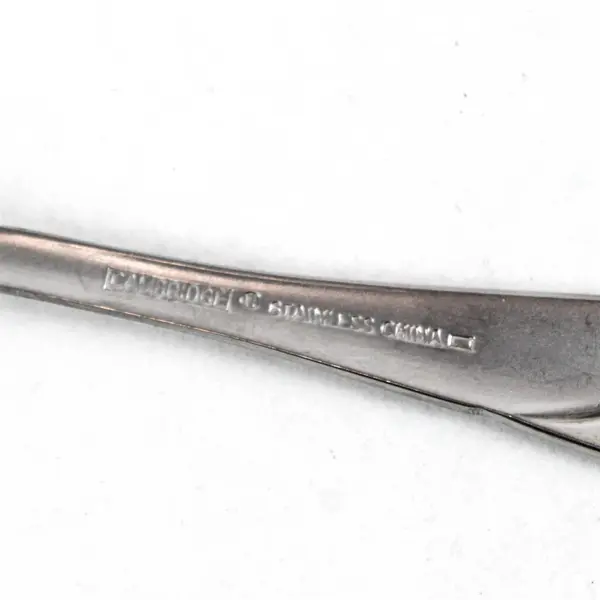 Five Stainless Swirl Sand Salad Forks by Cambridge Made in China
