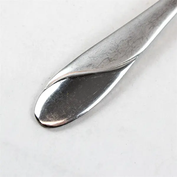 Five Stainless Swirl Sand Salad Forks by Cambridge Made in China