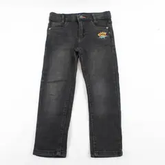 Impidimpi Dinosaur Embroidered Black Skinny Jeans Kids' Size 4T