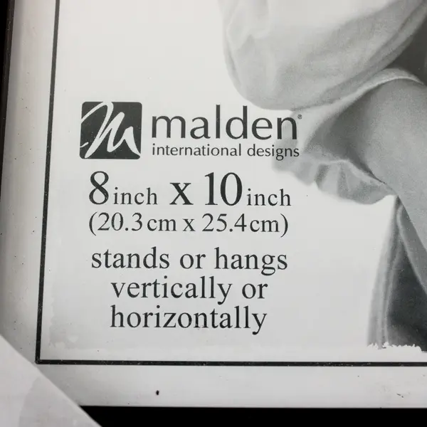 Malden International Designs 8x10 Picture Frame Dark Walnut 697-80