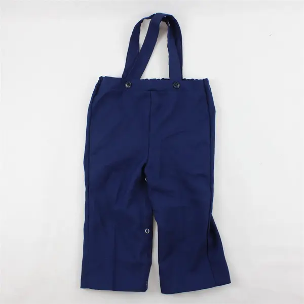 Vintage R-Gee Navy Blue Suspender Pants Baby's Size 24 Month
