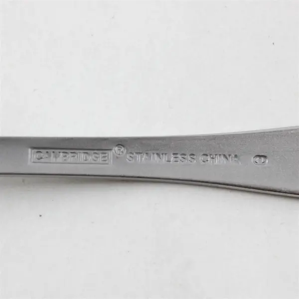 Lot of Two Stainless Swirl Sand Salad Forks by Cambridge -  FLAWED 