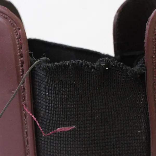 Sam Edelman Women's Waterproof Chelsea Rain Boots Burgundy Sz 6