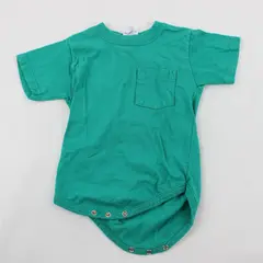 Baby Supply Teal Green Short-Sleeved One-Piece Baby's Size 6-12M