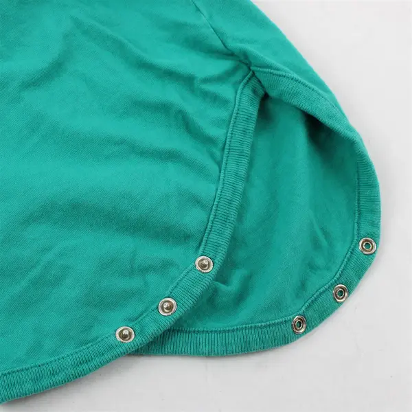 Baby Supply Teal Green Short-Sleeved One-Piece Baby's Size 6-12M