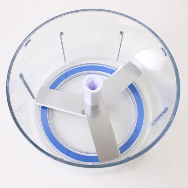 Prepology Ocean Blue/Clear Plastic Manual Pull Choppers 3 Pcs Kitchen Tool