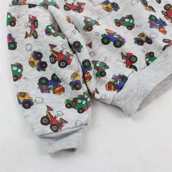 Vintage Sprockets Mervyns Car and Truck Print Sweatshirt Baby Boys' Size 6/9 Mos