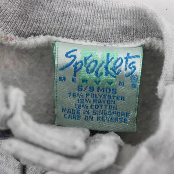 Vintage Sprockets Mervyns Car and Truck Print Sweatshirt Baby Boys' Size 6/9 Mos