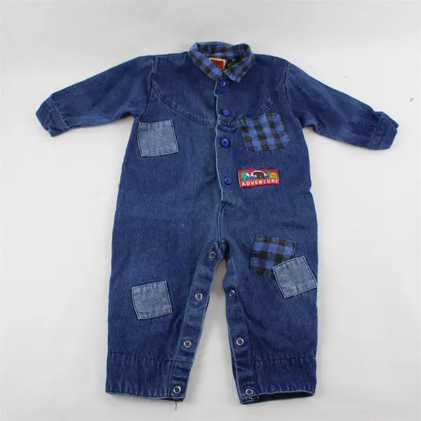 Vintage Buddy Boys Denim Coveralls Baby's Size 18 Months