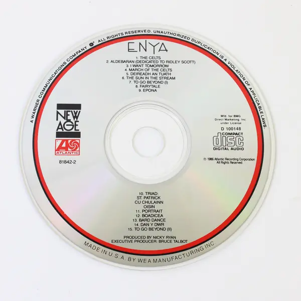Enya by Enya CD 1986, #781842-2