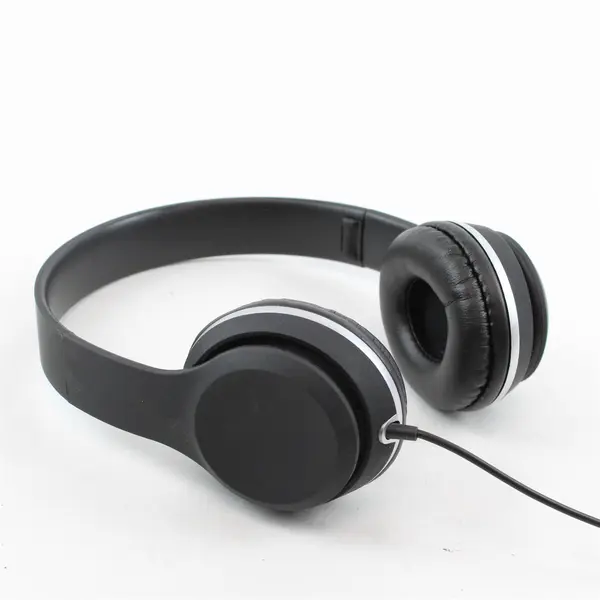 iLive Black Wired Headphones with Adjustable Band 