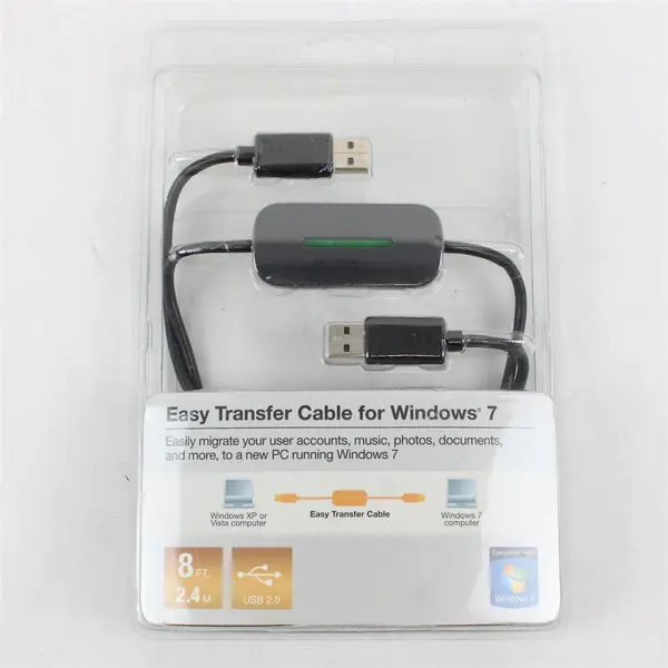 Belkin 8ft Easy Transfer Double USB Cable for Windows XP/Vista/7