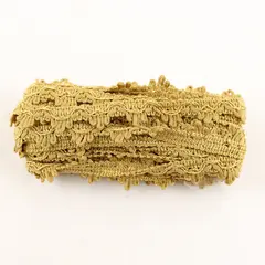 Gold Chenille Edging Trim, 3 Yards