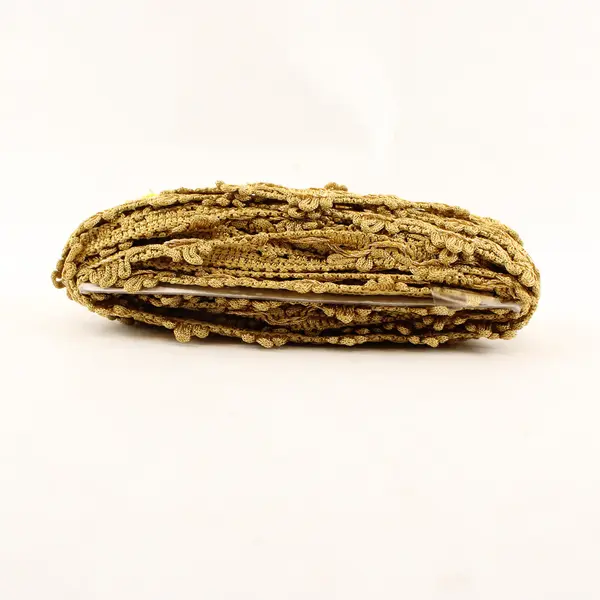 Gold Chenille Edging Trim, 3 Yards