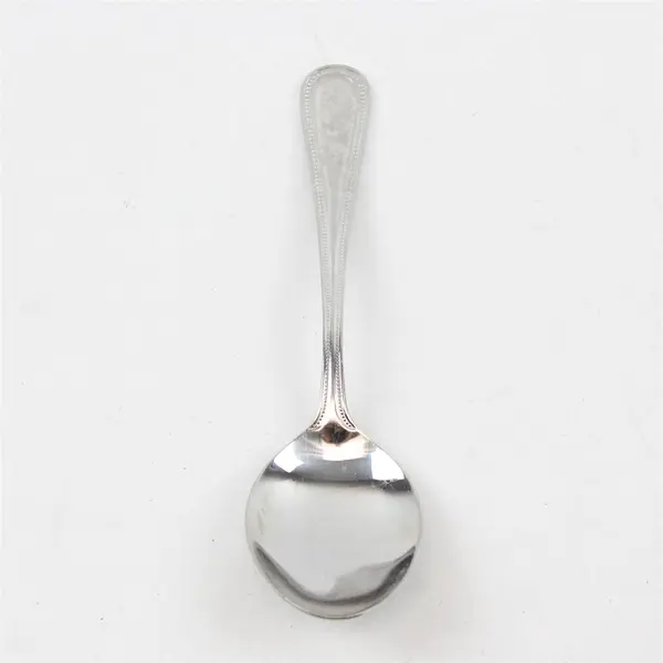 Retroneu Beads Stainless Steel Oval Soup Spoon 8 in