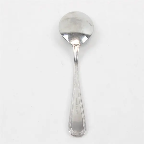 Retroneu Beads Stainless Steel Oval Soup Spoon 8 in