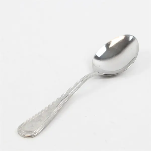 Retroneu Beads Stainless Steel Oval Soup Spoon 8 in