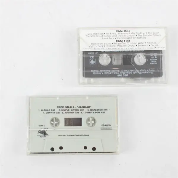 Lot of 2 Cassette Tapes Fred Small Jaguar & Simon & Garfunkel Greatest Hits