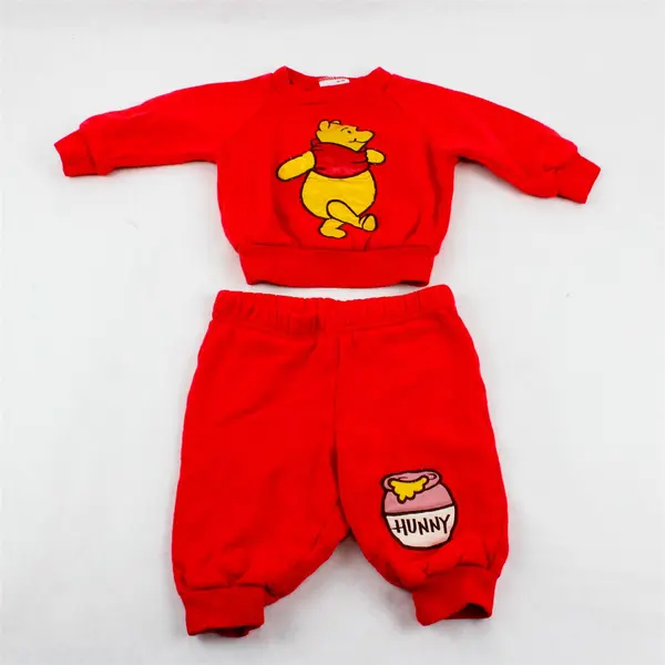 Vintage Disney Winnie The Pooh Sweat Set Baby's Size Small 24-1/2 to 28 In
