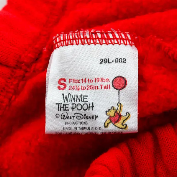 Vintage Disney Winnie The Pooh Sweat Set Baby's Size Small 24-1/2 to 28 In
