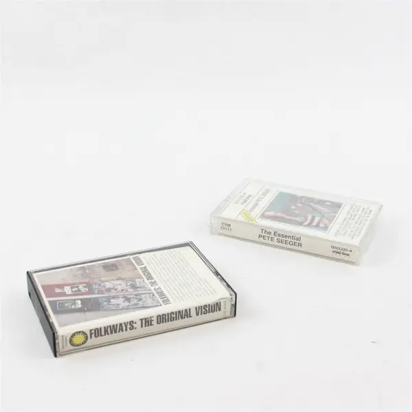 Lot of 2 Cassette Tapes - Pete Seeger Essential & Folkways Original Vision