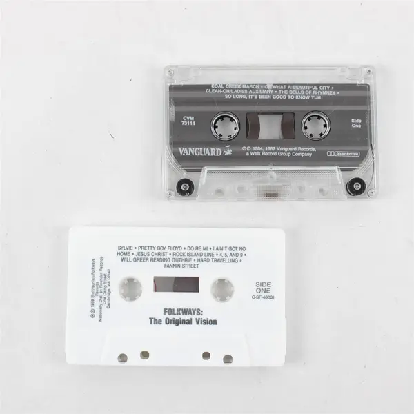Lot of 2 Cassette Tapes - Pete Seeger Essential & Folkways Original Vision