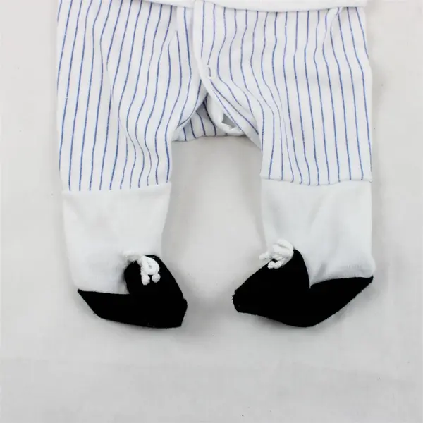 Rattlers Little Slugger Baseball Footed One-Piece Newborn 0-10 Lbs