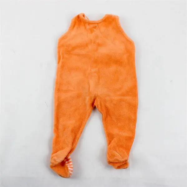 Petit Bateau Coral Orange Terrycloth Sleeveless Footed One-Piece Baby's 3 Months