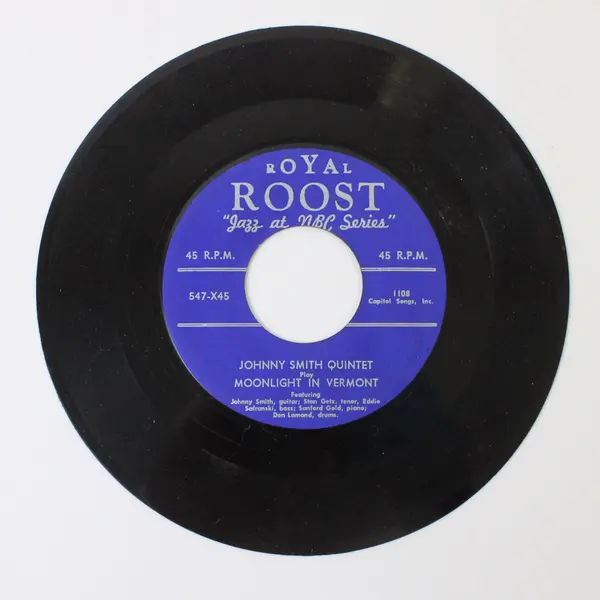  Johnny Smith Quintet Moonlight in Vermont/  Tabu 7" Vinyl Record