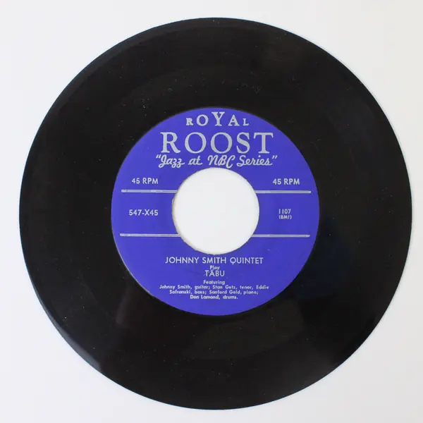  Johnny Smith Quintet Moonlight in Vermont/  Tabu 7" Vinyl Record
